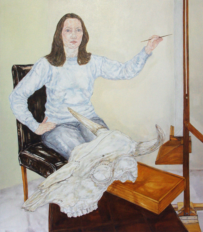 Zuccolo_Michelle_Winter Studio (self portrait)