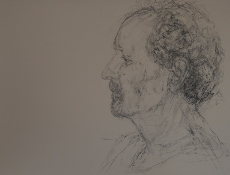 Charcoal on stonehenge